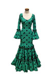 Talla 40. Vestido de Flamenca. Mod. Maravilla Verde Lunar 271.901€ #50329MARAVILLAVRD40